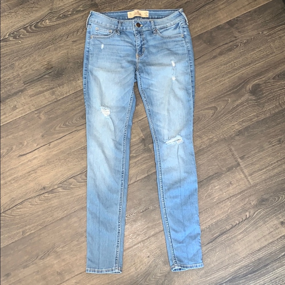 Hollister Super Skinny Jeans — Light Wash